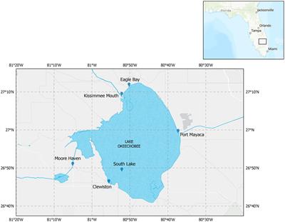 Spatiotemporal diversity and community structure of cyanobacteria and associated bacteria in the large shallow subtropical Lake Okeechobee (Florida, United States)